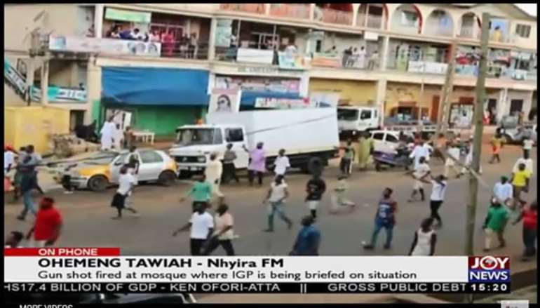 Gunshots Disperse Angry Crowd At Asawase