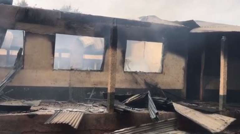 Tamale: Fire destroy classrooms, offices at St. Charles SHS