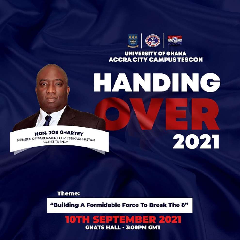 Presidential Candidate Aspirant Joe Ghartey to deliver keynote address on 'breaking the 8' at TESCON handing over ceremony