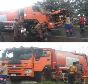 Driver And Two Mates Survive Fire Scare