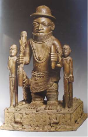 Oba Ewuakpe, Benin, Nigeria, now in Ethnologisches Museum, Berlin, Germany