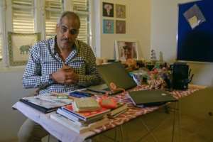 Talal Afifi, director of the Khartoum-based Sudan Film Factory programme, has trained hundreds of young people in filmmaking. By ASHRAF SHAZLY (AFP/File)