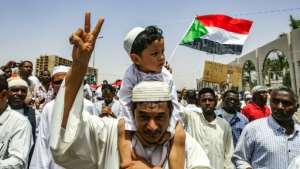 Thousands were again flocking to the sit-in site attempting to stay for a seventh night in a row, defying an army night-time curfew. By Ebrahim Hamid (AFP)