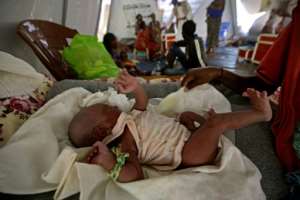 The conflict has sparked fears of a humanitarian crisis. By ASHRAF SHAZLY (AFP/File)