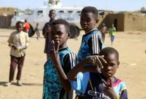 The camps for the displaced in Darfur have been around for so long that some children and even teenagers know no other existence than camp life. By - (AFP)