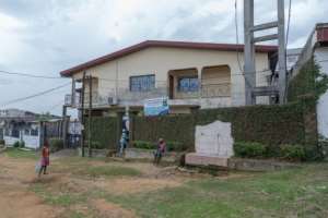 The care home looks after eight elderly residents -- donations cover the costs for those who cannot afford to stay there. By Daniel Beloumou Olomo (AFP)