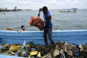 The cleanup netted 1.4 tonnes of rubbish -- a welcome initiative but one that barely dents Senegal's plastic problem. By SEYLLOU (AFP)