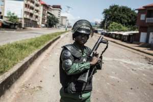 The announcement follows days of post-election violence in which around 10 people were killed in clashes across the nation of some 13 million people. By JOHN WESSELS (AFP/File)