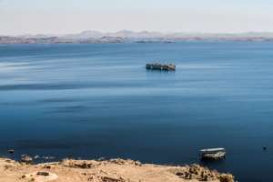 The Aswan dam created the vast Lake Nasser, which flooded the homeland of Egypt's Nubian people, forcing tens of thousands of leave. By Khaled DESOUKI (AFP)