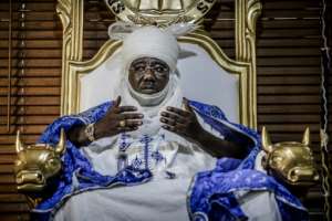 The assembly offers people the chance to turn to the Sarkin Fulani for help and advice - he has no official powers but wields much influence. By Luis TATO (AFP)