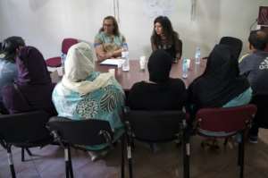 The Association for the Fight Against AIDS organises workshops for HIV patients in Morocco. By FADEL SENNA (AFP)