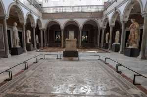 The Bardo museum in Tunis, which was hit by a jihadist attack in 2015 targeting tourists, has been emptied of visitors due to the novel coronavirus pandemic. By FETHI BELAID (AFP/File)