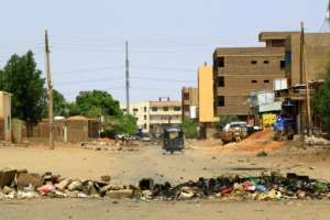 The barricades in Sudan's capital have become a symbol of the months-long demonstrations against longtime dictator Omar al-Bashir and the military council that overthrew him in April. By - (AFP)