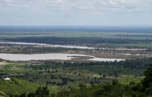 The Shire River Basin in southern Malawi, flooded by flash floods. By AMOS GUMULIRA (AFP)