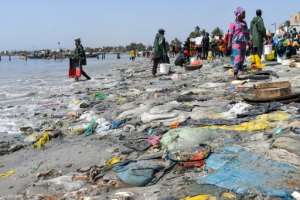 The beach at Dakar's Hann Bay gives an idea of Senegal's problem with waste. By Seyllou (AFP)