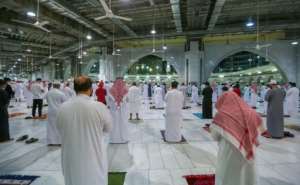 The Grand Mosque in Mecca is the site of the annual hajj pilgrimage but only 10,000 people were allowed to take part this year. By STR (AFP)