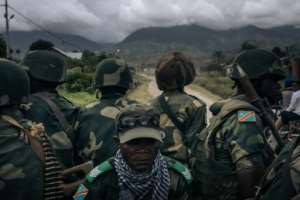 The DRC's armed forces are struggling to contain the ADF, the bloodiest of more than 120 armed groups in eastern DR Congo. By ALEXIS HUGUET (AFP)