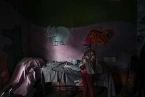 The facility relies on donations, which have decreased because of the coronavirus pandemic. By TONY KARUMBA (AFP)
