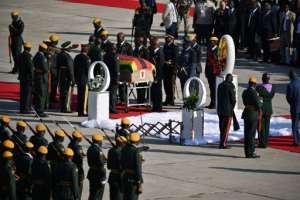 The family had said traditional chiefs in Mugabe's homestead would decide where he would rest. By Tony Karumba (AFP)