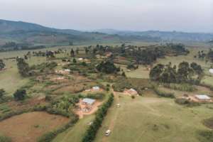The fields of Minembwe, which has suddenly become a flashpoint in the DRC for anti-Rwandan hostility. By ALEXIS HUGUET (AFP)