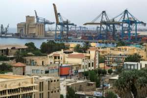 The key trade hub of Port Sudan has been gripped by protests over the past month after a 2020 peace deal with rebel groups from other parts of Sudan failed to address the region's grievances. By Ashraf SHAZLY (AFP/File)