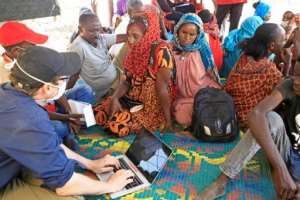 The hotline has brought joy and relief for some, but others have been unable to restore contact with their relatives, due to Ethiopia's government cutting communications with the war-torn Tigray region. By ASHRAF SHAZLY (AFP)
