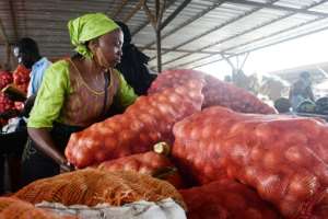 The head of Senegal's onion producers association said the government suspended onion imports in January in a bid to help struggling locals . By SEYLLOU (AFP)