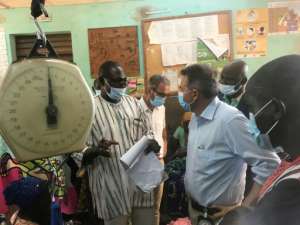 The health centre at Kaya has been overwhelmed with a massive influx of people fleeing jihadist violence. By - (AFP)