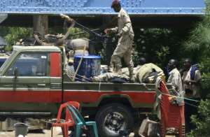 The heavily armed paramilitaries of Sudan's Rapid Support Forces instil fear as they patrol Khartoum's Nile Street. By - (AFP)