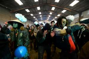 The illegal rave in northwestern France ended after more than two days of partying that saw clashes with police. By JEAN-FRANCOIS MONIER (AFP)
