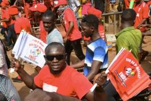 The opposition said it would stop the elections planned for February, citing irregularities in the electoral roll. By CELLOU BINANI (AFP)