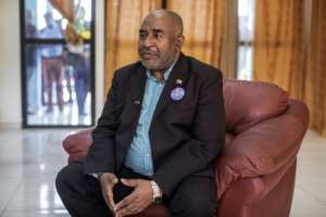 The outgoing president of Comoros Azali Assoumani is an authoritarian ex-soldier to his foes, a champion of democracy to supporters.  By GIANLUIGI GUERCIA (AFP/File)