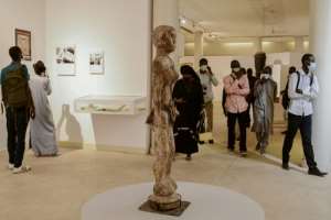 The museum made improvements to the layout, signage and lighting during the pandemic closure. By Seyllou, SEYLLOU (AFP)