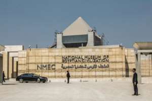 The National Museum of Egyptian Civilization in Cairo, the new resting place for the 22 mummies. By Khaled DESOUKI (AFP/File)