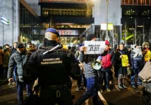 The Netherlands has ramped up anti-Covid restrictions, sparking protests. By Phil nijhuis (ANP/AFP)