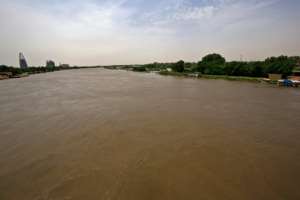 The Nile, the world's longest river, is made up of the White and Blue Nile, which join together at Khartoum. By ASHRAF SHAZLY (AFP)