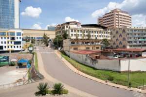 The streets of Kigali emptied after a two-week lockdown took effect on March 12. On Wednesday, the restrictions were extended for another fortnight, until April 19.. By Simon Wohlfahrt (AFP)