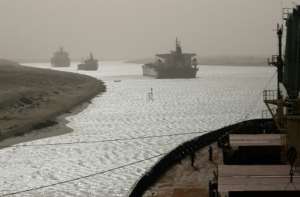 The Suez Canal blockage has stalled more than 200 vessels at either end of the waterway. By Christos GOULIAMAKIS (AFP/File)