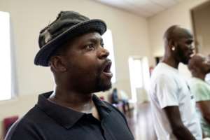 The power of the voice: Thabiso Molefe. The Soweto choir is now so successful that it has three performing units. By WIKUS DE WET (AFP)