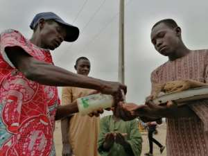The pandemic has spurred concerns for the camp's supply lines in the months ahead. By Audu Marte (AFP)