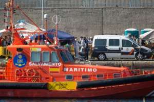 The plan to set up emergency migrant camps also involves reinforcing Salvamento Maritimo's coastguard rescue teams. By DESIREE MARTIN (AFP)