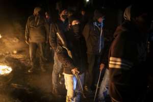 The protests quickly turned into looting as crowds pillaged shopping malls and warehouses. By GUILLEM SARTORIO (AFP)
