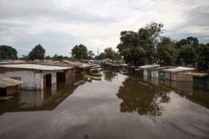 The Red Cross estimated the flooding has left at least 28,000 people homeless. By FLORENT VERGNES (AFP)