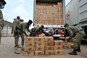 The Red Cross has pitched in to help Ivory Coast's cash-strapped jails prepare for coronavirus. By ISSOUF SANOGO (AFP)