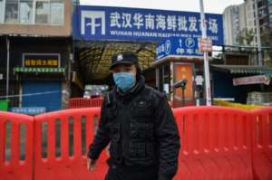 The wet market in China's Wuhan where the virus is believed to have emerged was shut down after the outbreak. By Hector RETAMAL (AFP)