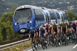 The Tour de France cycling race finally set off from Nice, two months late due to the pandemic. By Marco Bertorello (AFP)