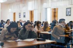 The university is spread across several campuses in a southern district of Moscow. By Dimitar DILKOFF (AFP)