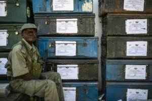 There were concerns the vote could test a fragile peace deal sealed earlier this year. By PATRICK MEINHARDT (PATRICK MEINHARDT/AFP)