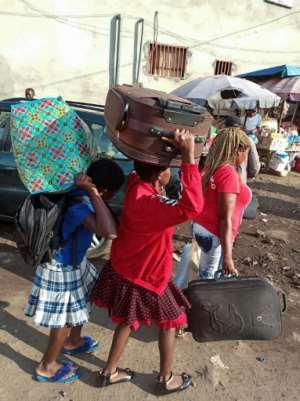 There has been an exodus from the anglophone regions ahead of the vote. By STRINGER (AFP/File)