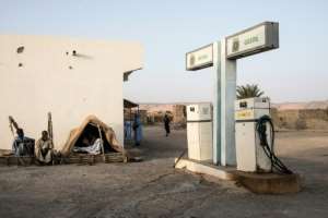 Tichitt needs a road, says mayor Hamadou Lah Medou. But its petrol station is often empty anyway. By JOHN WESSELS (AFP)